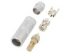 Conector circular LEMO 1S, 2 pini, tata/mama, lipire, montare pe cablu