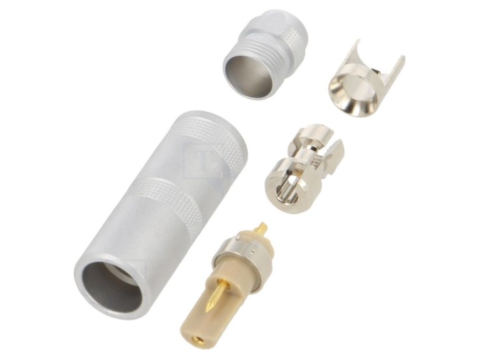 Conector circular 2 pini, lipire