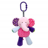 Jucarie de plus 24 cm muzicala 0 luni+ elefant, Lorelli