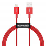 Baseus Superior USB - Cablu Lightning 2,4 A 1 M Roșu (CALYS-A09)