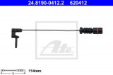 Senzor de avertizare,uzura placute de frana MERCEDES M-CLASS (W163) (1998 - 2005) ATE 24.8190-0412.2