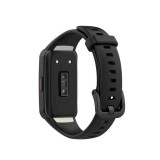 Curea Bratara Edman pentru Huawei Honor Band 6, siliconica, Negru