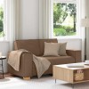 VidaXL Canapea cu 2 locuri, maro, 120 cm, material textil 4104974