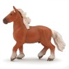 Figurina Papo Cal Comtois, Plastic Multicolor, 3+ Ani, 15 cm, Rase De Cai Si Ponei