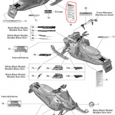 Abtibild avertizare/securitate Ski Doo nr.10 Cod Produs: MX_NEW 516003790SK