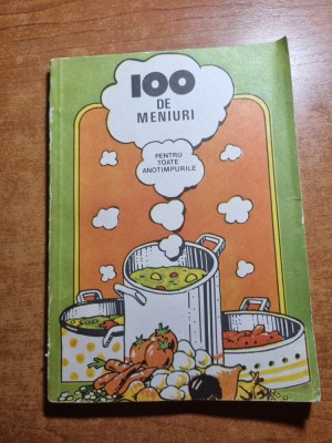 carte de bucate - 100 de maniuri pentru toate anotimpurile - din anul 1987 foto