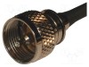 Conector UHF PL-259 mufă tată drept pe cablu 300MHz AMPHENOL RF