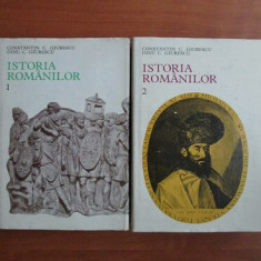 Constantin C. Giurescu, Dinu C. Giurescu - Istoria romanilor 2 volume (1978)