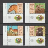 ROMANIA 2024 SPECII DISPARUTE DIN FAUNA ROMANIEI Serie 4 val. LP. 2453 MNH**