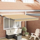 marchiză retractabilă automată Dungi colorate 350x250 cm