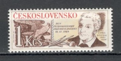 Cehoslovacia.1989 Ziua marcii postale XC.598 foto