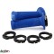 Set mansoane universale Domino (cu comanda acceleratie) - culoare: albastru (lungime: mm - pentru ghidon de 22 mm)