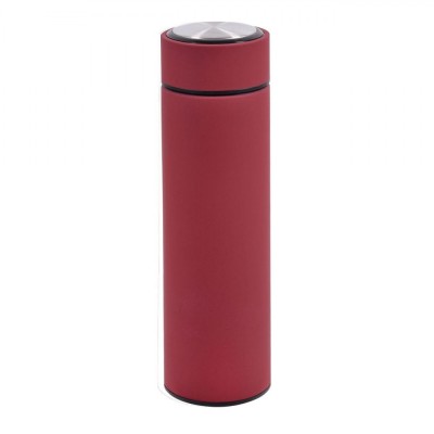 Termos Inox, Model Bordo, Textură Mată, Filtru Intern, Capacitate 450ml foto