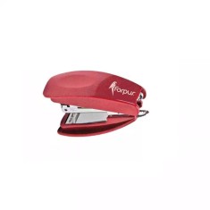 Capsator Metalic FORPUS Mini, 10 Coli, Capse Numarul 10, Rosu, Mini Capsatoare, Mini Capsator, Capsatoare Metalice Manuale, Capsator Manual, Capsatoar foto