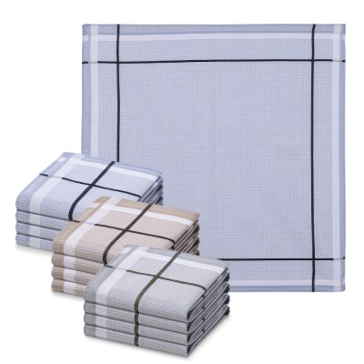 Set 12 Batiste de panza Jemidi, 40 x 40 cm, Multicolor, Bumbac, 55059.13 foto