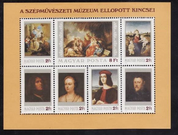 C5607 - Ungaria 1984 - Pictura ,colita nestampilta MNH