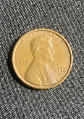 Moneda One Cent 1972 USA foto
