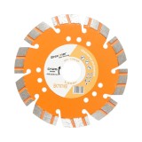 Disc diamantat turbo segmentat 125x22.23mm, segment 10mm pentru taiere beton armat, piatra dura, pavele, boltari Breckner Germany
