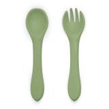 Petite&amp;Mars Take&amp;Match Silicone Cutlery tac&acirc;muri Sweet Pea 6m+ 2 buc