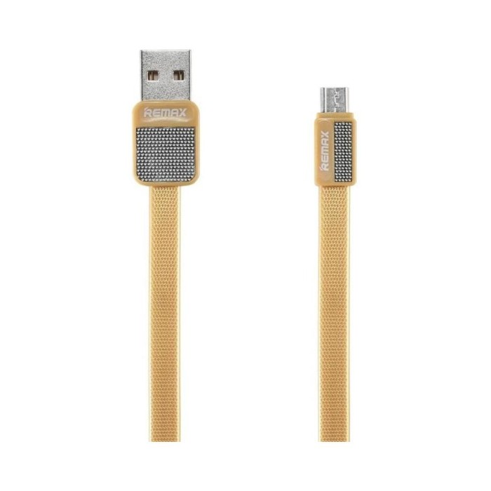 Cablu Remax Platinum MicroUSB RC-044 Auriu Cablu Remax Platinum MicroUSB RC-044 Auriu