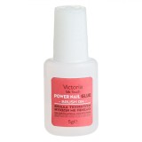 Adeziv pentru Unghii False Victoria Silk Touch, Transparent, Capacitate 5g, Pensula Inclusa, Oem