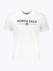 Tricou barbati din bumbac cu croiala Regular fit si imprimeu cu logo alb, XL foto