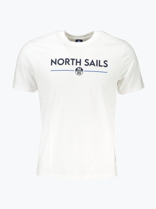 Tricou barbati din bumbac cu croiala Regular fit si imprimeu cu logo alb, XL