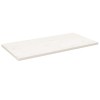 VidaXL Blat de masă alb 110x60x2,5 cm lemn masiv de pin dreptunghiular