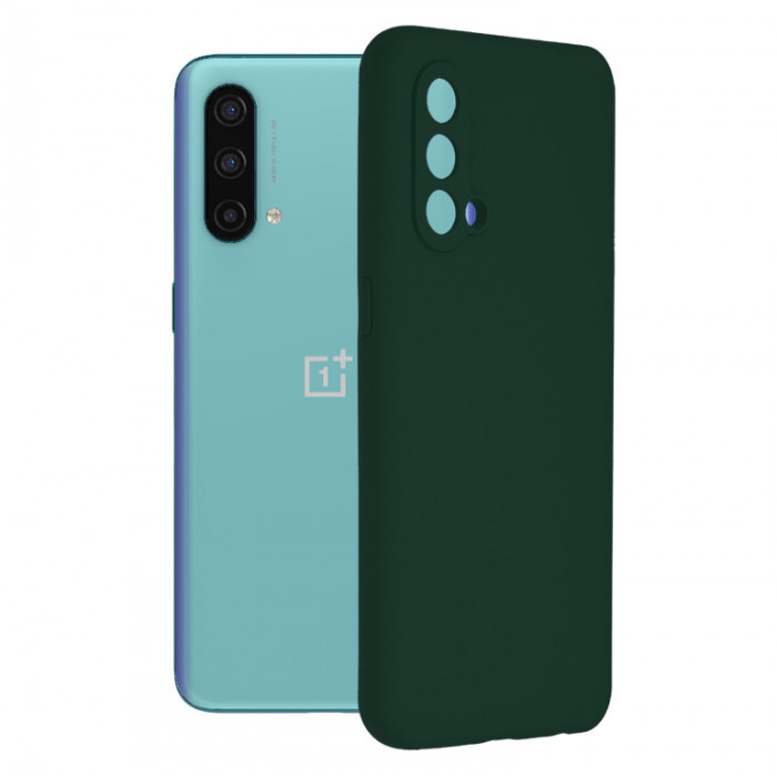 Husa Techsuit Soft Edge Silicon Oneplus Nord CE 5G - Dark Green