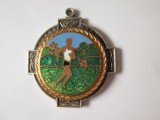 Medalie/medalion argint/argintata campionatul englez de atletism anii 50