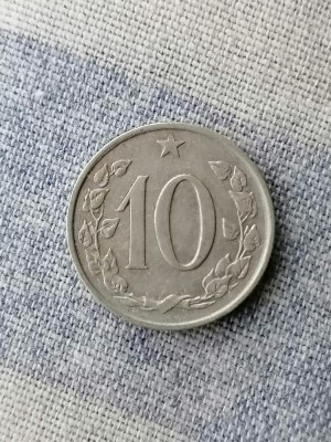 MONEDA-10 HALERE 1962 - CEHOSLOVACIA foto