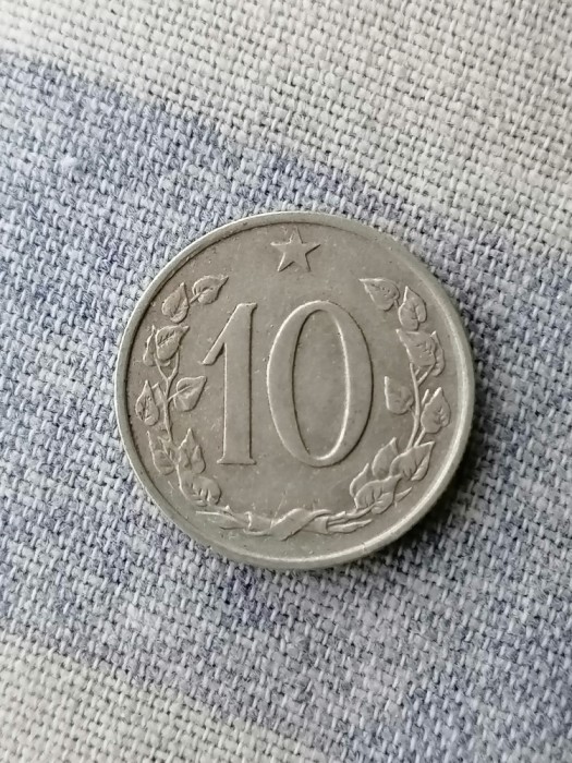 MONEDA-10 HALERE 1962 - CEHOSLOVACIA