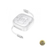 Cablu Date si Incarcare USB-C - USB-C HOCO U140 60W 0.95m Alb