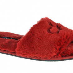 Papuci Calvin Klein Slipper Sandal Fur HW0HW00634-XB8 maro