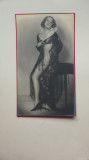 Fotografie pe carton gros, interbelica, erotica, artistica, semnata, mare, 2