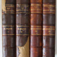 TRAITE THEORIQUE ET PRATIQUE DE DROIT CIVIL , DES OBLIGATIONS par G. BAUDRY - LACANTINERIE et L. BARDE , VOLUMELE I , II , III P1. , III .P2 .