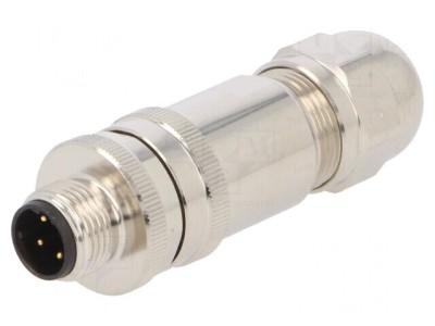 Mufă M12 4-PIN Ethernet IP67 Drept 250V foto