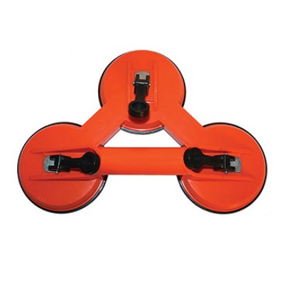 Ventuza tripla pentru parbriz Gadget, 12 cm, maxim 120 kg, carcasa plastic foto