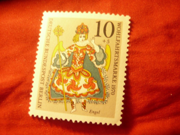Serie 1 valoare RFG 1970 - Craciunul - Engel