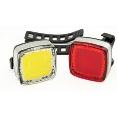 Set lumini bicicleta COB (reincarcabil USB)