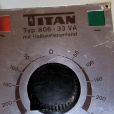 ALIMENTATOR TRANSFORMATOR PT. TRENULET ELECTRIC  TITAN TYP 803 - 33 VA