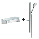 Set baterie de dus, Hansgrohe, ShowerTablet Select 300, cu set de dus Raindance Select S 120