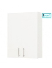 Dulap baie suspendat Roma, front MDF, 2 usi, polita, 50 x 68 cm, alb