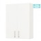 Dulap baie suspendat Roma, front MDF, 2 usi, polita, 50 x 68 cm, alb