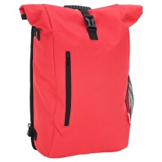 vidaXL Geantă de bicicletă Roșu 31 x 13 x 58 cm Poliester