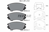 Set placute frana TEXTAR 2441201