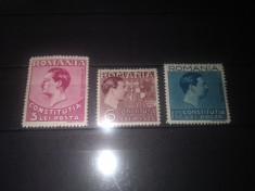 TIMBRE ROMANIA LP 124 CONSTITUTIA 1938 foto