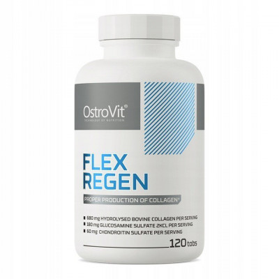 Supliment alimentar, Ostrovit Flex Regen, Productia adecvata de colagen, Glucosamina, Condroitina, 1 foto