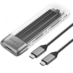 Rack Orico TXM2-C3 pentru SSD SATA M.2 NVMe, Gri
