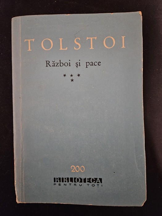 Tolstoi - Razboi si Pace vol 4